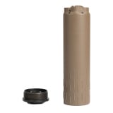 Flow 9K PCC, Suppressor, 9MM, 5.33" Length, 1.47" Diameter, Stainless Steel Construction, 8.5oz, Cerakote Finish, Flat Dark Earth, Includes 1/2x28 Direct-Thread Adapter 3700
