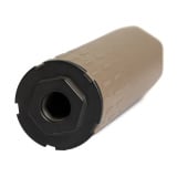 Flow 9K PCC, Suppressor, 9MM, 5.33" Length, 1.47" Diameter, Stainless Steel Construction, 8.5oz, Cerakote Finish, Flat Dark Earth, Includes 1/2x28 Direct-Thread Adapter 3700