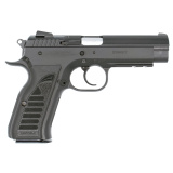 Force Combat, Semi-automatic, DA/SA, Steel Frame Pistol, 9MM, 4.4" Barrel, Matte Finish, Black, Nylon Grips, Adjustable Sights, Ambidextrous Safety, 16 Rounds TF-COMBAT-9
