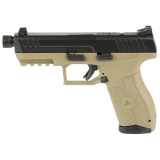 MASADA Optics Ready Pistol | FDE, 9mm, 4.6" Threaded Barrel, 2-10rd Magazine, Suppressor Height 3-Dot Sight