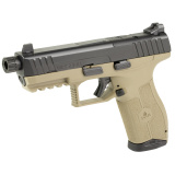 MASADA Optics Ready Pistol | FDE, 9mm, 4.6" Threaded Barrel, 2-10rd Magazine, Suppressor Height 3-Dot Sight