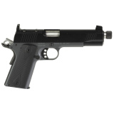 Custom LW Shadow Ghost, 1911, Semi-automatic, Full Size, 45ACP, 5" Threaded Barrel, Matte Finish, Black Slide, Gray Frame, Black Rubber Grips, Optic Ready, Suppressor Height Sights, Manual Safety, 8 Rounds 3000456