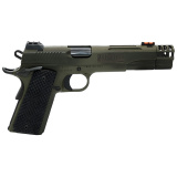 Rampart, Semi-automatic Pistol, 1911, Full Size, 9MM, 5" Barrel, Cerakote Finish, OD Green, Manual Ambidextrous Safety, Fiber Optic Front Sight, Compensator, 9 Rounds 3000467