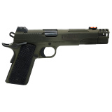 Rampart, Semi-automatic Pistol, 1911, Full Size, 38 Super, 5" Barrel, Cerakote Finish, OD Green, Manual Ambidextrous Safety, Fiber Optic Front Sight, Compensator, 9 Rounds 3000469