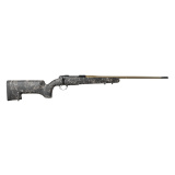 Moutain Ascent Mojave, Bolt Action Rifle, 7MM Remington, 26" Threaded Barrel, 7/16x28 Thread Pitch with 5/8x24 Adapter, Muzzle Brake, Camo H-S Precision Stock, KimPro II Finish, Black Receiver, Tan Barrel, 4 Rounds 3000930