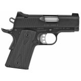 Ultra Carry II Cali, 1911, Semi-automatic, Metal Frame Pistol, Sub-Compact, 45 ACP, 3" Barrel, Carbon Steel Match Grade Barrel, Aluminum, Matte Finish, Black, Rubber Grips, White Dot Sights, Manual Safety, 7 Rounds, Right Hand 3200061CA