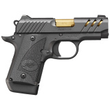 Micro 9™ ESV (Black) (TiN Gold Barrel)