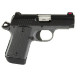 Micro 9, Shadow Ghost, Semi-automatic, Metal Frame Pistol, 9MM, 3.15" Barrel, Matte Finish, Black Slide, Gray Frame, Rubber Grips, Fiber Optic Sights, 7 Rounds 3300242