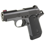 Micro 9, Shadow Ghost, Semi-automatic, Metal Frame Pistol, 9MM, 3.15" Barrel, Matte Finish, Black Slide, Gray Frame, Rubber Grips, Fiber Optic Sights, 7 Rounds 3300242