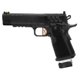 2K11 OR | 9x19mm, 5" Barrel, Black DLC Finish, Steel Frame, Aluminum Grip, Magwell, 1 17 and 2 20 Rd Magazines, Optics Ready, RMR/SRO Plate, Optic Not Included