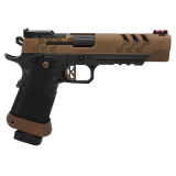 2K11 Target OR | 45ACP, 5" Barrel, Coyote PVD Coating on Slide, DLC Black Steel Frame, Aluminum Grip, Magwell, 3 13 Rd Magazines, Optics Ready, RMR/SRO Plate, Optic Not Included