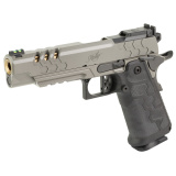 2K11 Stainless Target OR, Semi-automatic Pistol, Single Action, Full Size, 9MM, 5" Barrel, Stainless Steel Construction, Matte KimPro Finish, Granite, Carbon Fiber/Kevlar Grip Module, Optics Ready, 10 Rounds, 3 Magazines 3500061