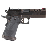 2K11 PRO Royal, Semi-automatic, 1911, Full Size Pistol, 9MM, 4.25" Bull Barrel, PVD Finish, Bronze, Black DLC Barrel, MJD Composite Grips, Fixed Rear Sight, Fiber Optic Front Sight, Optics Ready, RMR Footprint, Ambidextrous Thumb Safety, 19 Rounds, 2 Mag