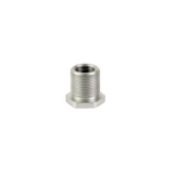 Muzzle thread adapter, 7/16 x 28 to 5/8 x 24