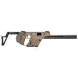VECTOR CRB, Gen III, Semi-automatic Rifle, 10MM, 16" Threaded Barrel, 9/16X24 Thread Pitch,, Matte Finish, Flat Dark Earth, Low-Profile Flilp-Up Sights, Fixed Stock, 1 Magazine, 10 Rounds, California Compliant KV10-3CFD03