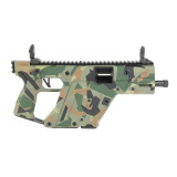 Vector SDP Gen III, Semi-automatic Pistol, 10MM, 5.5" Threaded Barrel, 9/16X24 Thread Pitch, Cerakote Finish, Ironwood Delta Camo, Low-Profile Flip-Up Sights, 10 Rounds, 1 Magazine KV10-3PRD01