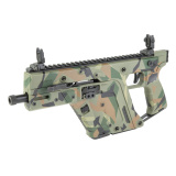 Vector SDP Gen III, Semi-automatic Pistol, 10MM, 5.5" Threaded Barrel, 9/16X24 Thread Pitch, Cerakote Finish, Ironwood Delta Camo, Low-Profile Flip-Up Sights, 10 Rounds, 1 Magazine KV10-3PRD01