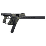 VECTOR CRB Gen III, Semi-automatic Rifle, 45ACP, 16" Threaded Barrel, .578X28 Thread Pitch, Cerakote Finish, Woodland Delta, Low-Profile Flip-Up Sights, 3-Position Adjustable Folding Stock, 1 Magazine, 30 Rounds KV45-3CWD00