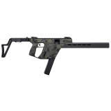 VECTOR CRB Gen III, Semi-automatic Rifle, 45ACP, 16" Threaded Barrel, .578X28 Thread Pitch, Cerakote Finish, Woodland Delta, Low-Profile Flip-Up Sights, 3-Position Adjustable Folding Stock, 1 Magazine, 30 Rounds KV45-3CWD00