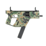 Vector SDP Gen III, Semi-automatic Pistol, 45ACP, 5.5" Threaded Barrel, .578X28 Thread Pitch, Cerakote Finish, Ironwood Delta Camo, Low-Profile Flip-Up Sights, 30 Rounds, 1 Magazine KV45-3PRD00