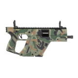 Vector SDP Gen III, Semi-automatic Pistol, 45ACP, 5.5" Threaded Barrel, .578X28 Thread Pitch, Cerakote Finish, Ironwood Delta Camo, Low-Profile Flip-Up Sights, 10 Rounds, 1 Magazine KV45-3PRD01