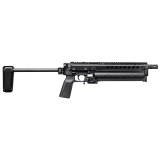 KP50, Semi-automatic Pistol, 5.7X28MM, 9.5" Threaded Barrel, Picatinny Rail Rear Adapter, Ambidextrous Safety, Pistol Brace, Jungle Clip, 50 Rounds, 2 Magazines, Ambidextrous KP50BLKB