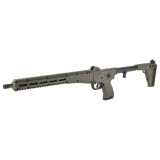 Sub 2000 Multi Mag, Semi-automatic Rifle, 16.1" Threaded Barrel, Matte Finish, Green, 1 Magazine, 15 Rounds SUB2K9MULTIGRN