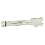 9INE, Barrel, 9MM, Stainless, Threaded Barrel, 1:10, Fluted, Fits Glock 19 01-GB-G19-TH-SS