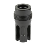 Lamprey, Plan B Hub Mount Flash Hider, 556NATO, Threaded 1/2X28, QPQ Finish, Black, Short LAM-556FH-PBS