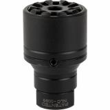 Stingray Nonlinear Compensator, 1/2-28 Thread Pitch, Nitride Finish, Black 01-MSPEC-762-NIT-BC