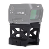 RFX45, Mount, Compatible with RFX45 Enclosed Emitter Optic, High Mount (Lower 1/3 Co-Witness) for Picatinny Rail, Black 982-0029