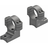 BackCountry, Rings, 1" High, 2 Piece, Fits Savage 10/110 Round Receiver, #8-40 Screws, Matte Black 181334