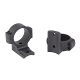 BackCountry, Rings, 30mm Medium, 2 Piece, Fits Savage 10/110 Round Receivers, Matte Finish, Black 187354