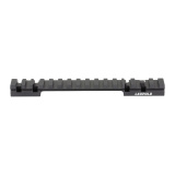 BackCountry, 1 Piece Cross Slot Base, Fits Browning X-Bolt Long Action, Black 188018