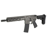 IC Direct Impingement Pistol, Semi-automatic, AR, 5.56NATO, 10.5" Barrel, Threaded 1/2X28, Anodized Finish, Tungsten Gray, SBA3 Pistol Brace, M-LOK Handguard, 30 Rounds, 1 Magazine ICDIP5TG10SBA3ML