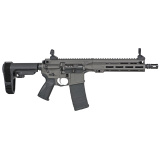 IC MKII Pistol, Semi-automatic, AR, 556NATO, 10.5"Barrel, Threaded 1/2X28, Anodized Finish, Tungsten Gray, SBA3 Pistol Brace, 30 Rounds, 1 Magazine ICMKIIP5TG10SBA3