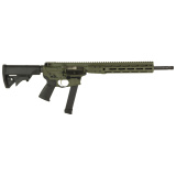 IC NINE, Semi-automatic Rifle, 9MM, 16" Cold Hammer Forged Barrel, Threaded 1/2-28, Adjustable Stock, Olive Drab Green, 27 Rounds, 1 Magazine ICR9ODG16