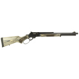 1895 Guide Gun, Large Loop, Lever Action Rifle, 45-70 Government, 19.10" Threaded Barrel, 11/16X24 Thread Pitch, Satin Blued, Gray/Brown Laminate Stock and Forend, Ghost Ring Rear Sight, Tritium Fiber Optic Front Sight, Crossbolt Safety, 6 Round Tubular