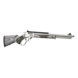 336 SBL Series, Lever Action Rifle, 30-30 Winchester, 19.1" Barrel, Threaded 5/8X24, Stainless Steel Finish, Silver, Picatinny  Optic Rail, Gray Laminate Stock, Fiber Optic Front Sight with a Tritium Ring, Ghost Ring Rear Sight, Crossbolt Safety, 6 Round