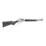 336 Trapper Series, Lever Action Rifle, 30-30 Winchester, 16.17" Barrel, Threaded 5/8X24, Satin Finish, Silver, Black Laminate Stock, Skinner Blade Front Sight, Adjustable Rear Skinner Sight, Crossbolt Safety, 5 Rounds 70906
