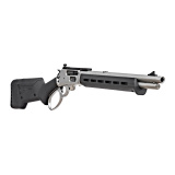 1895, Trapper, Lever Action Rifle, .45-70 Government, 16.17" Cold Hammer Forged Barrel, Threaded 11/16X24, Stainless Finish, Silver, Black Magpul ELG Stock and M-LOK Forend, Skinner Blade Front Sight, Skinner Adjustable Rear Sight, 5 Rounds 70912