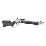 1894 Trapper, Lever Action Rifle, .357 Magnum, 16.17" Threaded Barrel, 1/2X28 Thread Pitch, Matte Stainless Finish, Black Magpul ELG Stock and Forend, Skinner Sights, Blade Front and Adjustable Rear, 8 Rounds, Large Loop Lever, Cross-Bolt Safety 70926