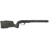Field Stock, Rifle Chassis, 6061 Aluminum Core, Overmolded Polymer Body, AICS Magazine Compatible, Black, Fits Tikka T3 Short Action 105827-BLK