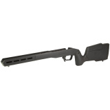 Field Stock, Rifle Chassis, 6061 Aluminum Core, Overmolded Polymer Body, AICS Magazine Compatible, Black, Fits Tikka T3 Short Action 105827-BLK