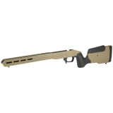 Field Stock, Rifle Chassis, 6061 Aluminum Core, Overmolded Polymer Body, AICS Magazine Compatible, Flat Dark Earth, Fits Tikka T3 Short Action 105827-FDE