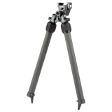 Mountain Bipod, Carbon Fiber Legs, Aluminum & Titanium Construction, Fits Picatinny, Black 114703-BLK