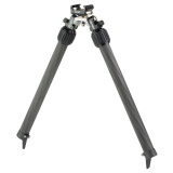 Backcountry Bipod, Carbon Fiber Legs, Aluminum & Titanium Construction, Fits Picatinny, Black 114770-BLK