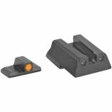 ML41545 HYPER-BRIGHT FOR H&K PISTOLS FRONT ORANGE RING/ REAR GREEN HK45, HK45C, P30, VP9, SFP9