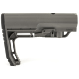 Battlelink Minimalist Stock Military for Mil Spec Size 1.148 Diameter Receiver Extensions Gray