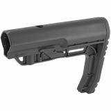 Battlelink Minimalist Stock Military for Mil Spec Size 1.148 Diameter Receiver Extensions Black